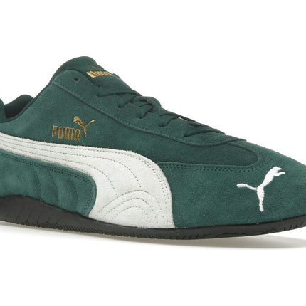 Puma Speedcat OG Dark Myrtle White 398846-12, trois-quarts avant extérieur