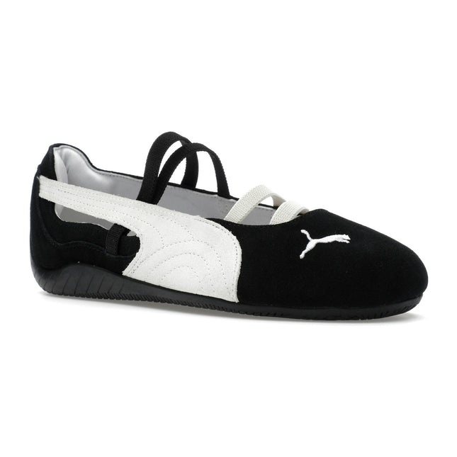 Puma Speedcat Ballet Black White 401287-06, trois-quarts avant extérieur