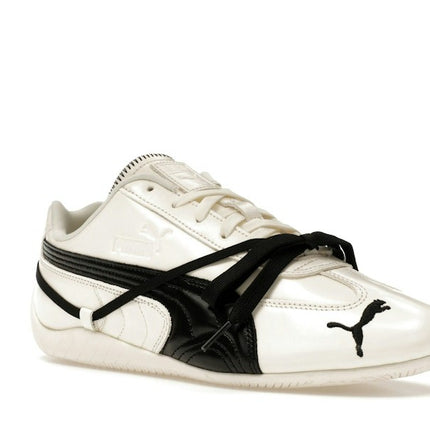 Puma Speedcat Leather Rosé White 404390-01, trois-quarts avant extérieur