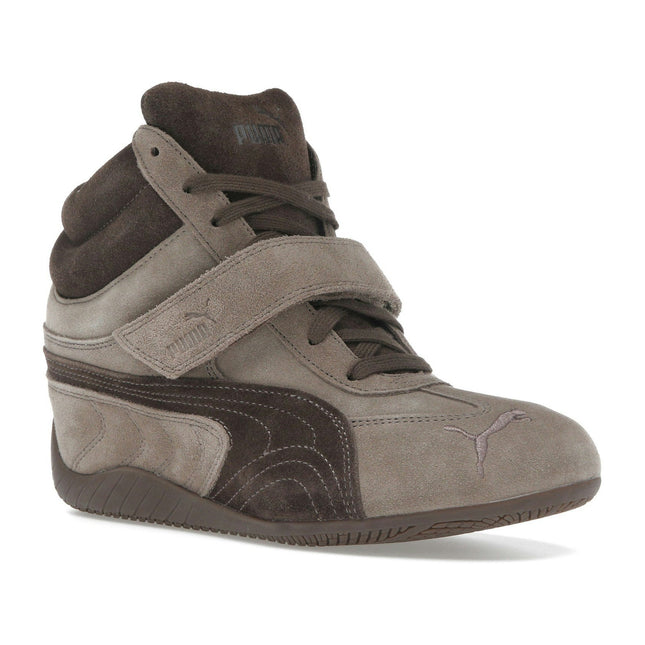 Puma Speedcat Wedge Totally Taupe Chocolate 407878-01, trois-quarts avant extérieur