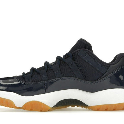 Air Jordan 11 Retro Low Midnight Navy 528895-405, profil intérieur