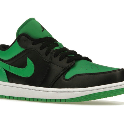 Air Jordan 1 Low Lucky Green 553558-065, trois-quarts avant extérieur