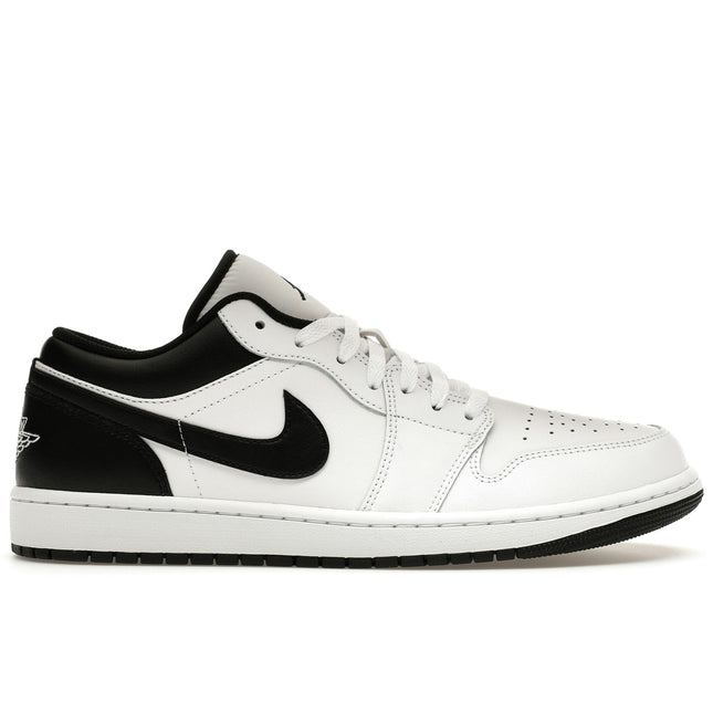 Air Jordan 1 Low White Black 553558-132, vue principale