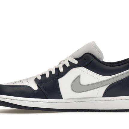 Air Jordan 1 Low Wolf Grey Midnight Navy 553558-141, profil intérieur