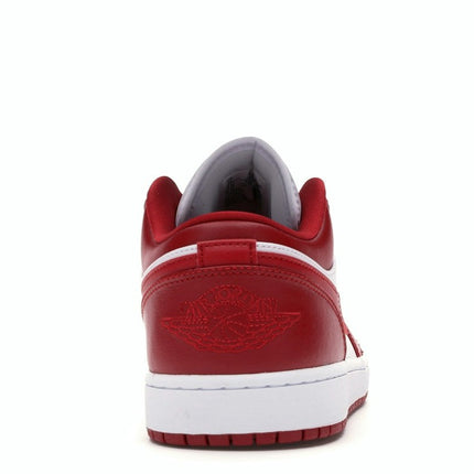 Air Jordan 1 Low Gym Red White 553558-611, arrière
