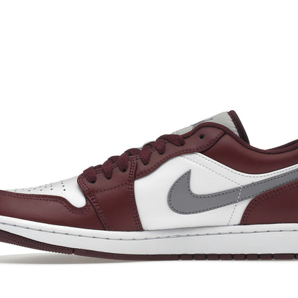Air Jordan 1 Low Bordeaux 553558-615, profil intérieur
