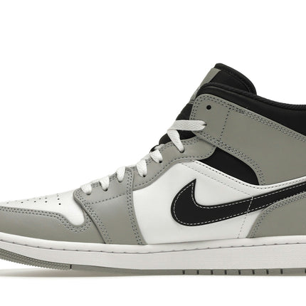 Air Jordan 1 Mid Light Smoke Grey Anthracite 554724-078, profil intérieur