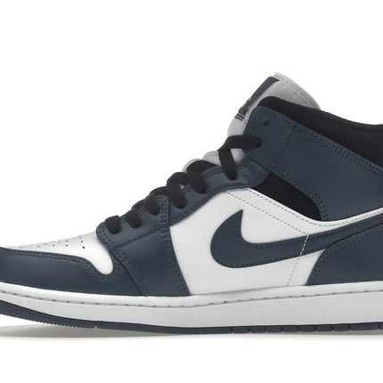 Air Jordan 1 Mid Dark Teal 554724-411, profil intérieur