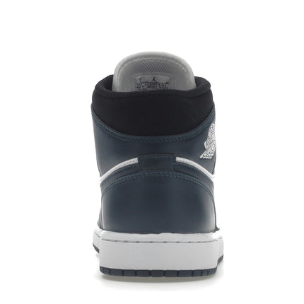 Air Jordan 1 Mid Dark Teal 554724-411, arrière