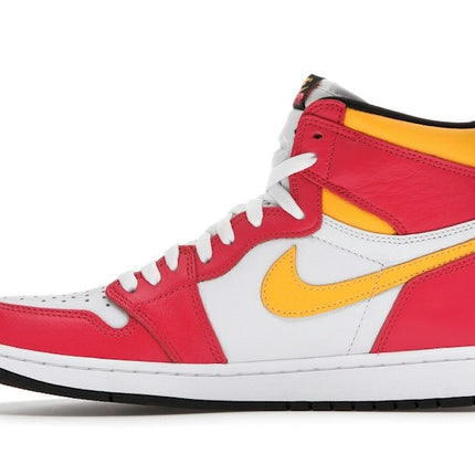 Air Jordan 1 Retro High OG Light Fusion Red 555088-603, profil intérieur
