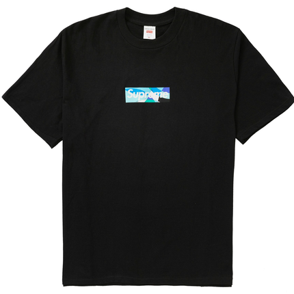 Supreme Emilio Pucci Box Logo Tee Black/Blue 77a818b6-db1f-49bb-a624-8b7998d5ac4e, vue principale