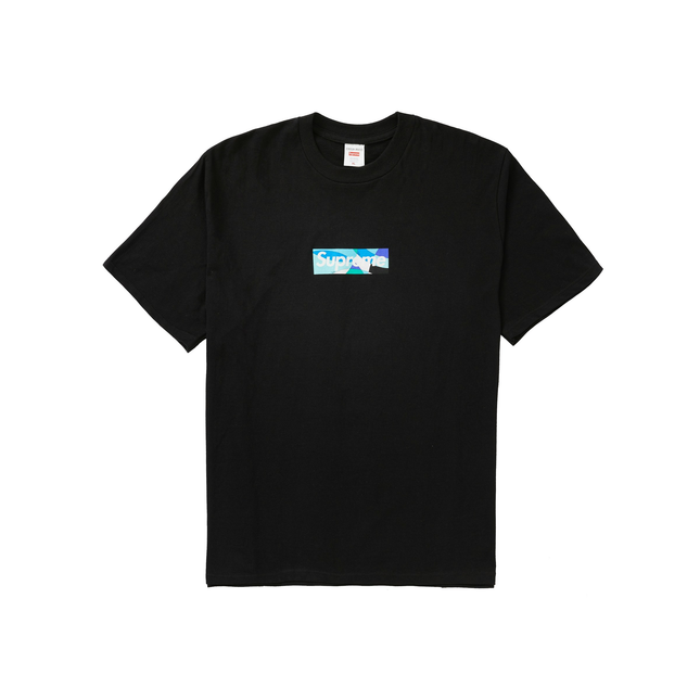 Supreme Emilio Pucci Box Logo Tee Black/Blue 77a818b6-db1f-49bb-a624-8b7998d5ac4e, vue principale