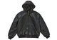 Supreme Dickies Hooded Leather Work Jacket Black 7a9b1642-e773-4b44-a487-b0f62d77d16c, vue principale