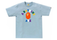 Bape Colors College Tee (SS24) Sax 7e527296-9439-498b-9f5e-55125d8e4835, vue principale
