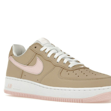 Nike Air Force 1 Low Linen 845053-201, trois-quarts avant extérieur