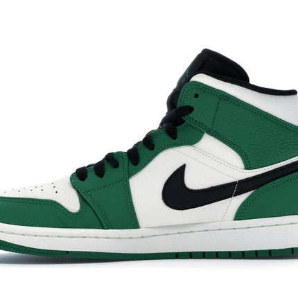 Air Jordan 1 Mid Pine Green 852542-301, profil intérieur