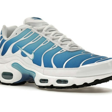Nike Air Max Plus Sky Blue 852630-411, trois-quarts avant extérieur