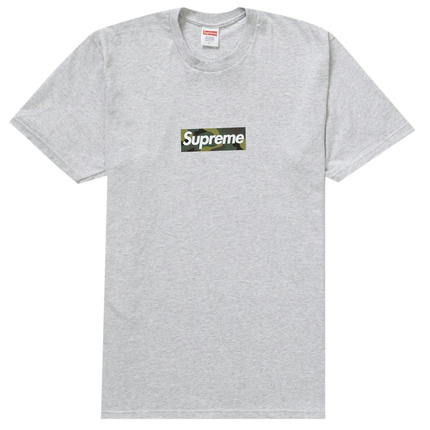 Supreme Box Logo Tee (FW23) Ash Grey 8fb5ea62-d909-48b9-836b-576608953d01, vue principale