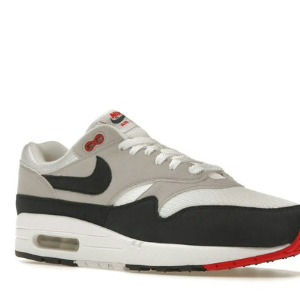 Nike Air Max 1 Anniversary Obsidian 908375-104, trois-quarts avant extérieur