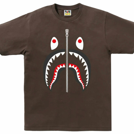 Bape Shark Tee Brown 912de967-9aad-4fc0-b9e2-3bfe26703f79, vue principale