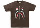 Bape Shark Tee Brown 912de967-9aad-4fc0-b9e2-3bfe26703f79, vue principale