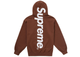 Supreme Satin Applique Hooded Sweatshirt FW24 Brown 94b4ca38-223f-4a79-96c9-3ca70850e175, vue principale