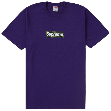 Supreme Box Logo Tee (FW23) Purple 9f2cdf06-1cf4-49d7-af58-93d4c55a6a5e, vue principale