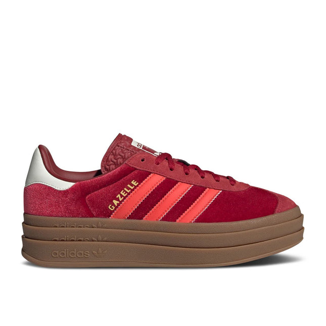 Adidas Gazelle Bold Bright Red Velvet