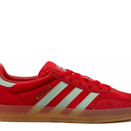 Adidas Gazelle Indoor Mejor Escarlata Hazy Verde