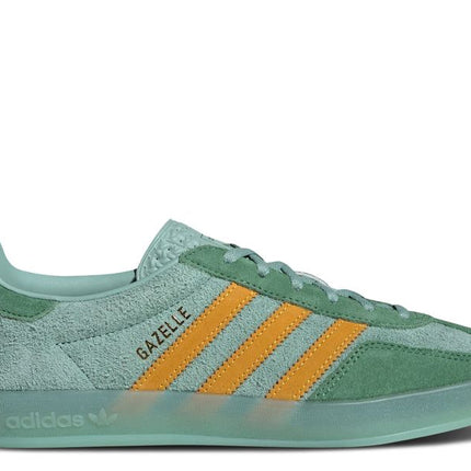 Adidas Gazelle Indoor Hazy Green Crew Yellow