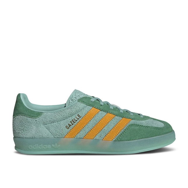 Adidas Gazelle Indoor Hazy Green Crew Yellow