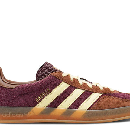 Adidas Gazelle Indoor Maroon Almost Yellow