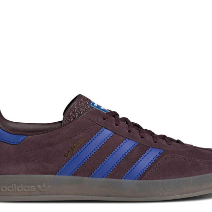 Adidas Gazelle Indoor Shadow Maroon Semi Lucid Blue