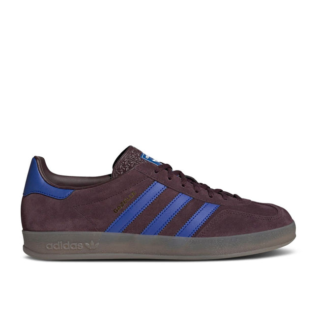 Adidas Gazelle Indoor Shadow Maroon Semi Lucid Blue