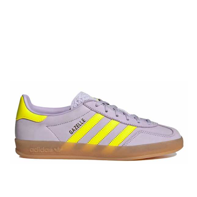 Adidas Gazelle Indoor Silver Dawn Solar Yellow