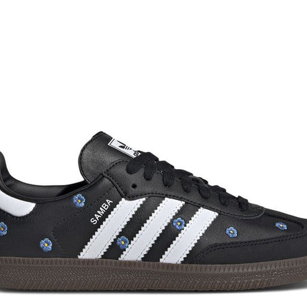 Adidas Samba Light Blue Floral Core Black