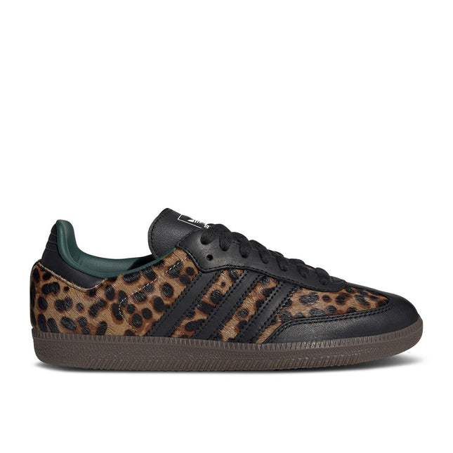 Adidas Samba OG Black Green Leopard