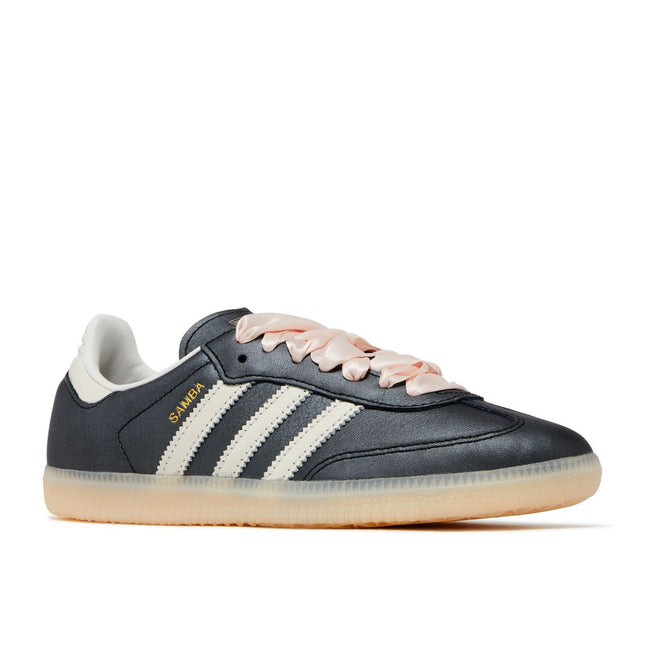 Adidas Samba OG Black Pink Ribbon Laces