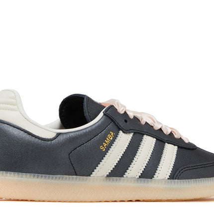 Adidas Samba OG Black Pink Ribbon Laces