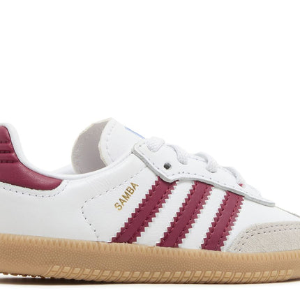 Adidas Samba OG Cloud White Collegiate Burgundy Gum (TD)