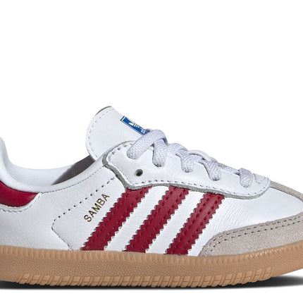 Adidas Samba OG Cloud White Collegiate Burgundy Gum (TD)