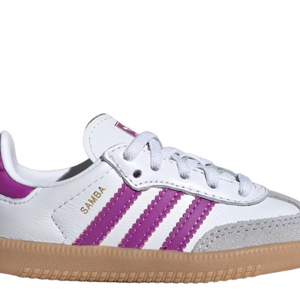 Adidas Samba OG Cloud White Purple Burst Gum (TD)