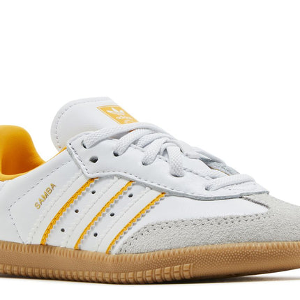 Adidas Samba OG Crystal White Cloud White Crew Yellow (TD)