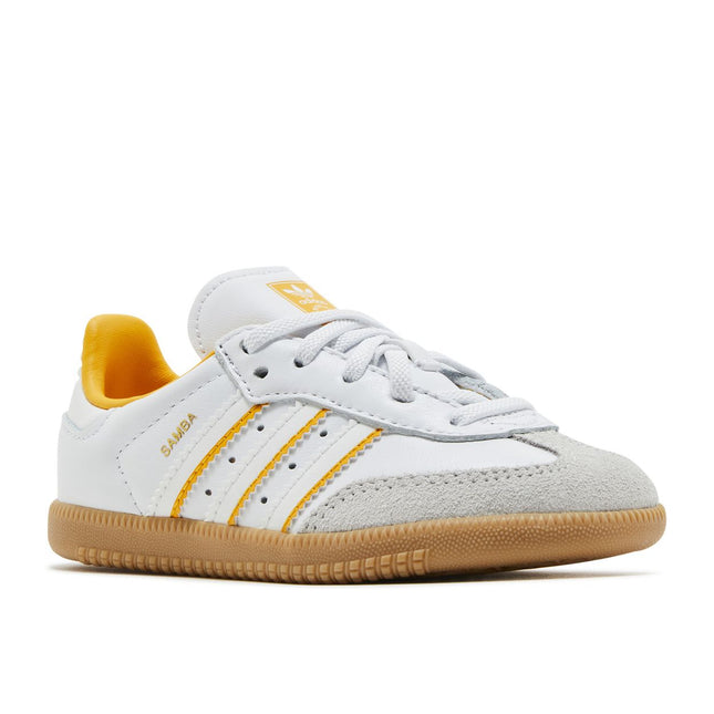 Adidas Samba OG Crystal White Cloud White Crew Yellow (TD)