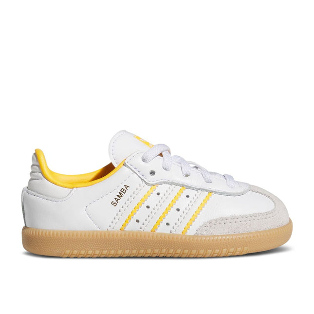 Adidas Samba OG Crystal White Cloud White Crew Yellow (TD)