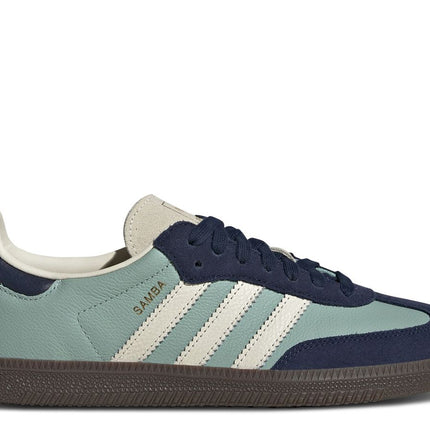 Adidas Samba OG Hazy Verde Noche Indigo