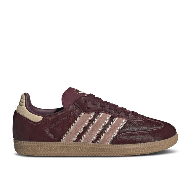 Adidas Samba OG Maroon Sand Strata Pony