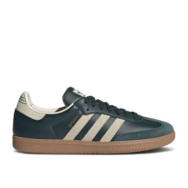 Adidas Samba OG Shadow Green Cream White Gold Metallic