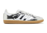 Adidas Samba OG Silver Metallic Cracked Leather