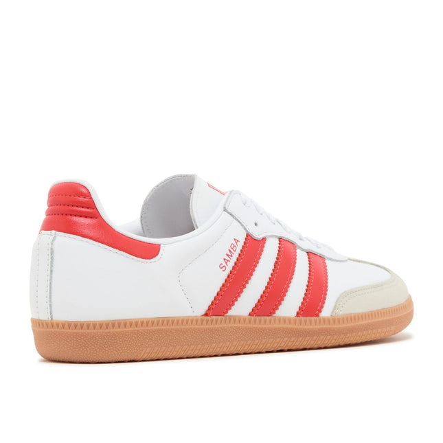 Adidas Samba OG White Solar Red Gum